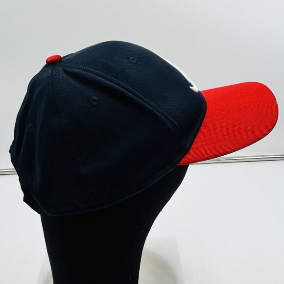Atlanta Braves OC Sports Team MLB Adjustable Hat Cap Adult One-Size Navy - Picture 5 of 9